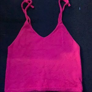 Hot Pink Crop Top